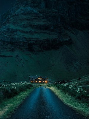 Dark and cold night by Swati Ray