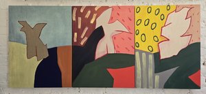 Untitled triptych #2 by Allan Greller (2026)