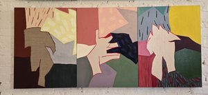 Untitled triptych #3 by Allan Greller (2026)