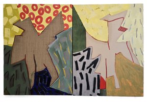 Untitled diptych #1 by Allan Greller (2026)