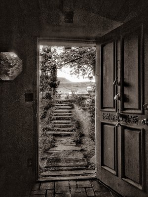 Front Steps and Door by Michael Rainey (2020)