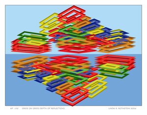 Grids On Grids Depth Of Reflections by Linda Rothstein (2026)