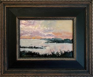 "Sunrise on Lake Pontchartrain" by Patricia Chatelain (2024)