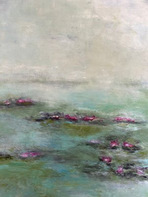 Lilies in the Mist by Lynne Hanna