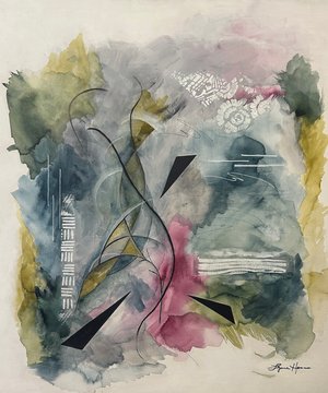 Feels Like Summer24x24 by Lynne Hanna