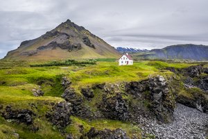 On the Edge of the North Atlantic, Arnastapi, Iceland by Holly Jansen