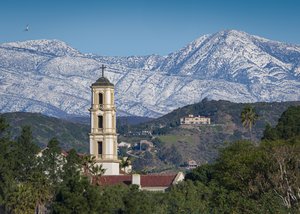 Snow Over Camarillo by Holly Jansen