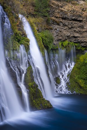 Autumn Cascade at Burney Falls by Holly Jansen