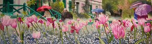 Rainy_Day_In_Monets_Garden by Paula Fiebich