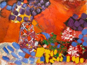 Still Life in Tangerine Air jpeg by Deborah Held (2025)