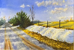 Last Hiding Place of Snow No.2 by Joshua Gorham (2026)