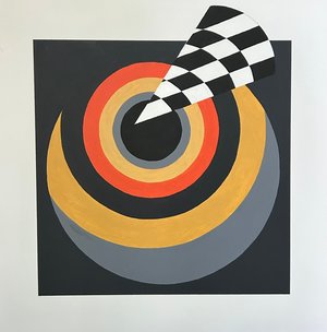 IMG 0593 Seven Circles and a Triangle  by Yona Gonen (2026)