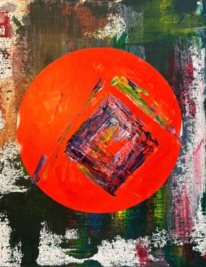 IMG 0592 Floating Square in a Red Circle by Yona Gonen (2026)