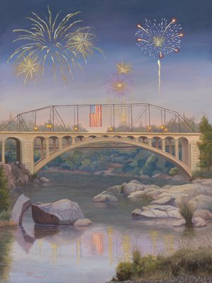 Celebration Over Rainbow Bridge by Ashleigh Anderson