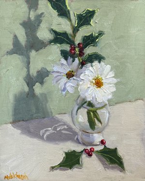 Holly Berries and Daisies! by Maria Valehrach (225)