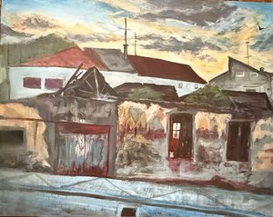 Cat in the Azores by Linda Elgart (2025)