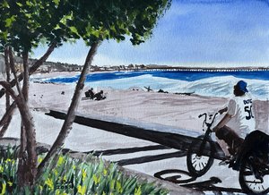 Surfers Point Beach by Lance Bird (2025)