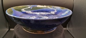 Sapphire Blue Bowl by Elly Brtva