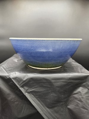 Small Sapphire Blue and Green Bowl by Elly Brtva (2026)
