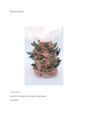 Blossoming birch  by Sarah Rosenblum (2026)