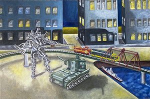 Toys Take Over The City by Haley kostecke