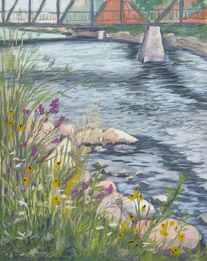 Prairie on the Fox by Marla Johnstone