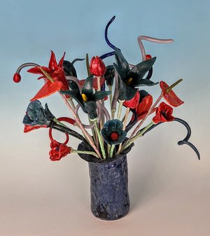 Red Bouquet by Diane Delaney (2026)