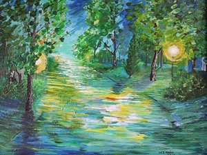 Night Park by Wendy Zirkin