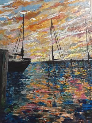 Sunset Ship by Wendy Zirkin (2016)