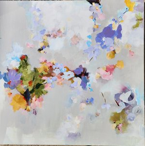 To make me feel my love Acrylic 36x36 by Ruth Lundring (2026)