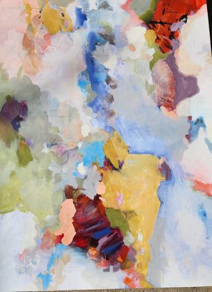 Since I don't have you Acrylic 48x36 by Ruth Lundring