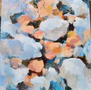 Trails Acrylic 30x30 by Ruth Lundring
