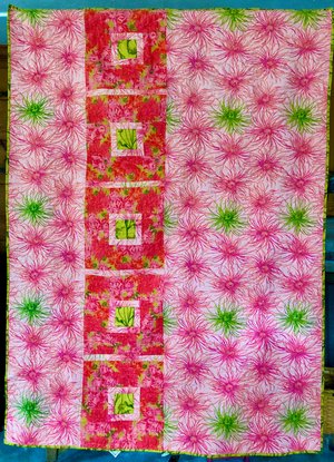 Spider Mums Quilt by Merry May (2008)
