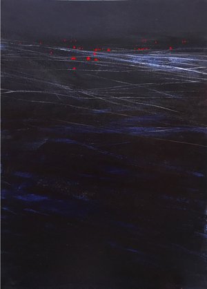 Night by HAMIDEH SADEGHIEH