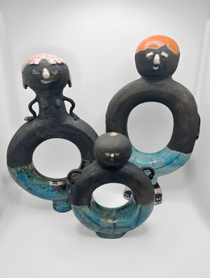 Raku Family Set by Amber Sealy (2025)