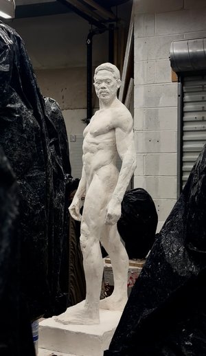 Atlas, Unburdoned (Plaster Version) by Dasha Bough (2026)
