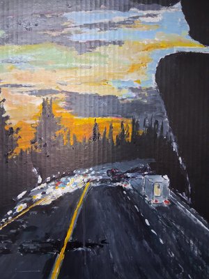 Shea Anderson Fall I 84 Crash at Cascade Locks by Shea Anderson (2025)