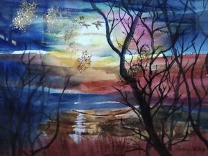 "Ridgefield Sunset"IMG 20260709 113243521 by Nancy Ekberg (2025)