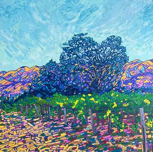 Napa Valley at Dusk by Therese Legere