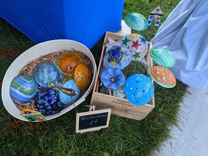 Glass Mushroom examples by Mary Csenar