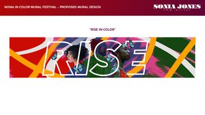 NoMa In Color Mural Festival   Proposed Mural Design by Sonia Jones (2026)
