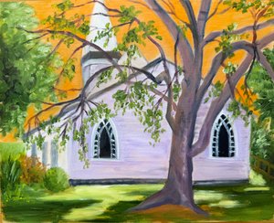 Church in the Prairie by Veronique Jonas