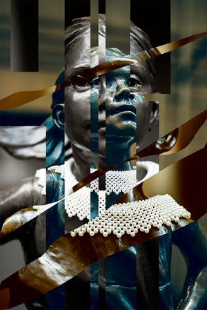Portrait_of_Ruth_Bader_Ginsburg_as_Fearless_Girll_All_Layers_Of_Meaning by Gerald Janssen (2020)