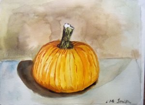 IMG_2024-12-10-16-07-38-922~2 Pumpkin still life by Lisa M Smith (2025)