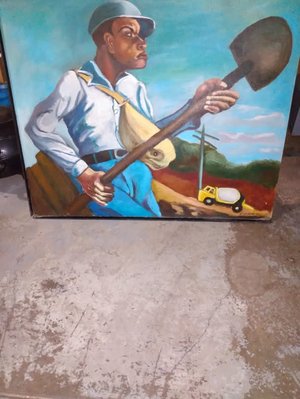 Construction Worker  by Lisa M Smith (1992)