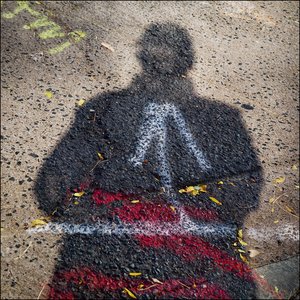 Self Portrait Hartford Connecticut by Dave Roback