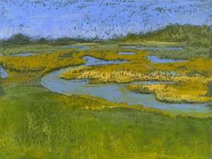 Salt Water Marsh, Clinton Connecticutt by Nora Galland (2025)