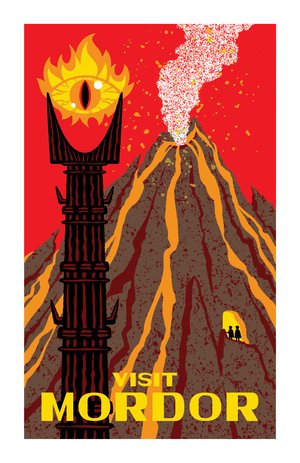 DougLaRocca_VisitMordor_ScreenPrint_2026 by Doug LaRocca