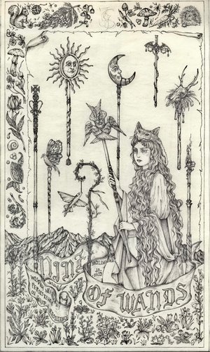 Nine of Wands by Junhan Shen (2025)
