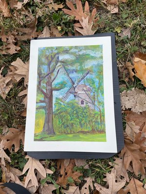 Fabyan Windmill in Fall by Margaret Condon (2025)